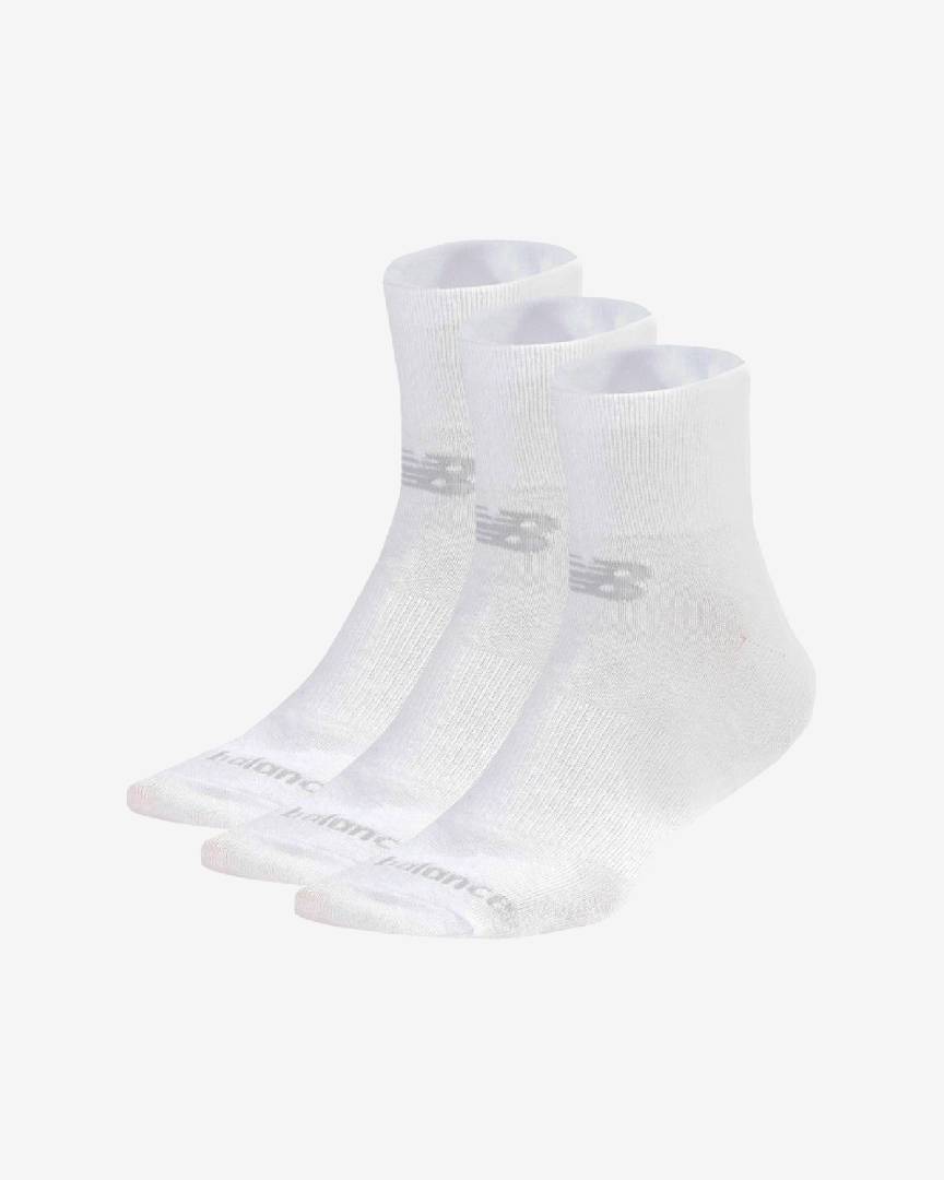 ANKLE SOCKS 3 PAIR TALLE L- LAS95233-WT